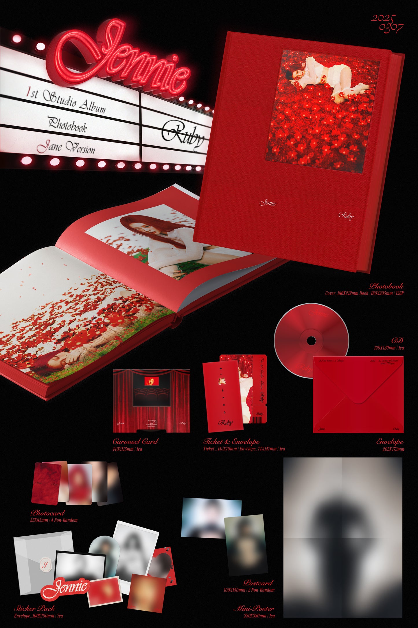 Ruby Photobook (Jane Version) + CD - JENNIE Only Audio