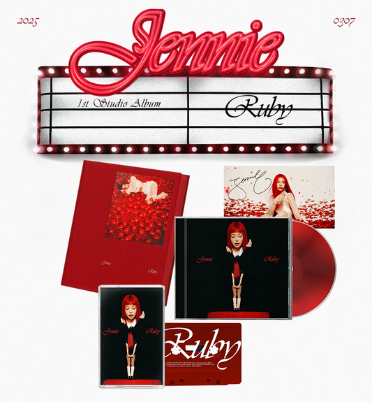 Ruby Photobook (Jane Version) + CD + Cassette + Signed Art Card - JENNIE Only Audio